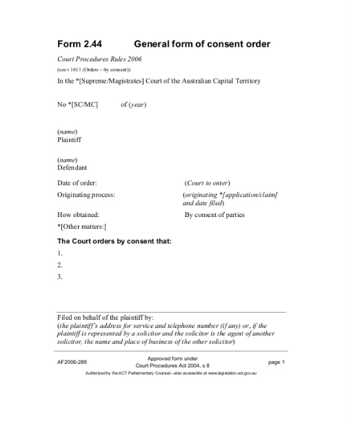 Understanding the Significance of Consent Orders in Banking