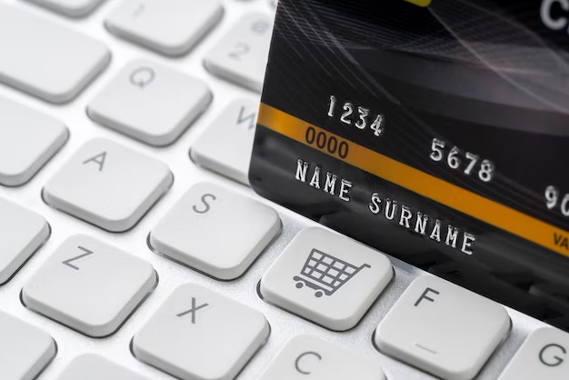 Credit card icon on keyboard